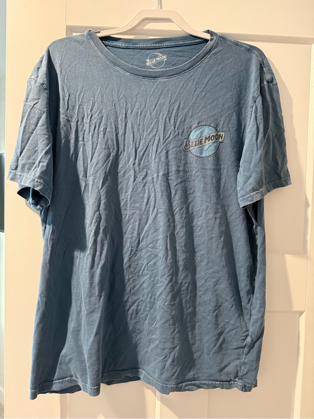 Lucky Brand Blue Short-Sleeve Logo Tee